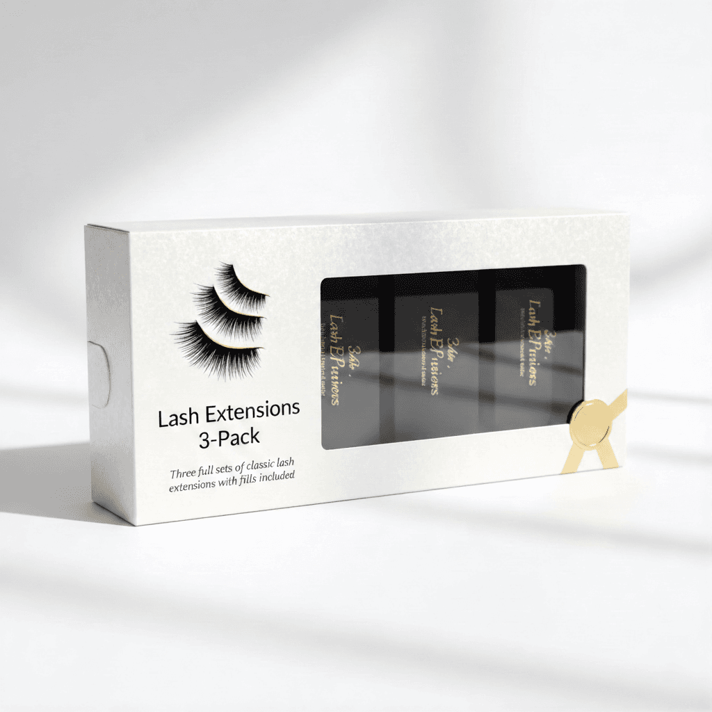 Lash Extensions: 3-Pack