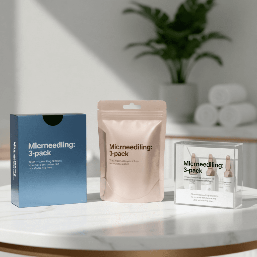 Microneedling: 3-pack